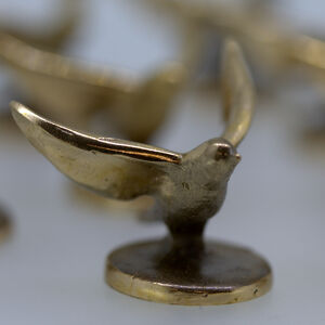 Miniatuur "Flying Birdie" brons
