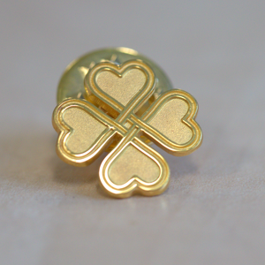 Speld Eternal Love zilver-verguld